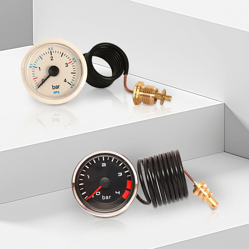 모세관이있는 HVAC 압력 게이지, 모세관이있는 압력계