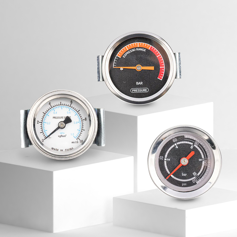 커피 머신 압력 게이지 (브래킷 포함/브래킷이없는)